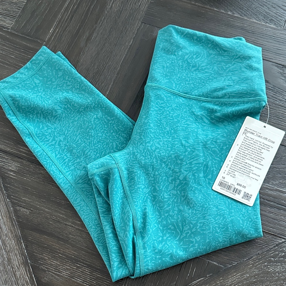 Lululemon Athletica Teal Leggings